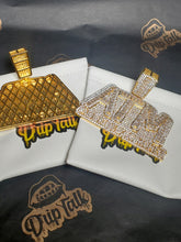 Load image into Gallery viewer, ATM, ADDICTED TO MONEY BAGUETTE PENDANT