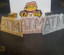 Load image into Gallery viewer, ATM, ADDICTED TO MONEY BAGUETTE PENDANT