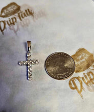 Load image into Gallery viewer, VVS D COLOR MOISSANITE CROSS PENDANT