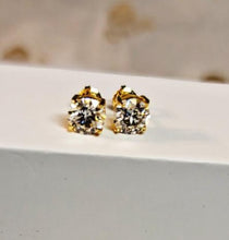 Load image into Gallery viewer, 7.5 MM VVS D MOISSANITE EARRINGS
