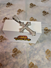 Load image into Gallery viewer, 19MM BUTTON CROSS PENDANT