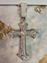 Load image into Gallery viewer, 19MM BUTTON CROSS PENDANT
