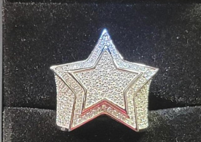 STAR SHAPED 3D RING