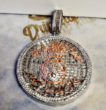 Load image into Gallery viewer, ALL HUSTLE NO LUCK PENDANT
