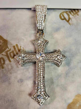 Load image into Gallery viewer, 19MM BUTTON CROSS PENDANT
