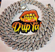 12MM ICED OUT CUBAN LINK CHAIN