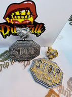 STOP SNITCHIN PENDANT